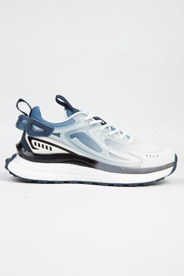 Pierre Cardin® | PCI-10106 Beyaz Mavi-İTHAL Kadın Spor Ayakkabı - Image 1