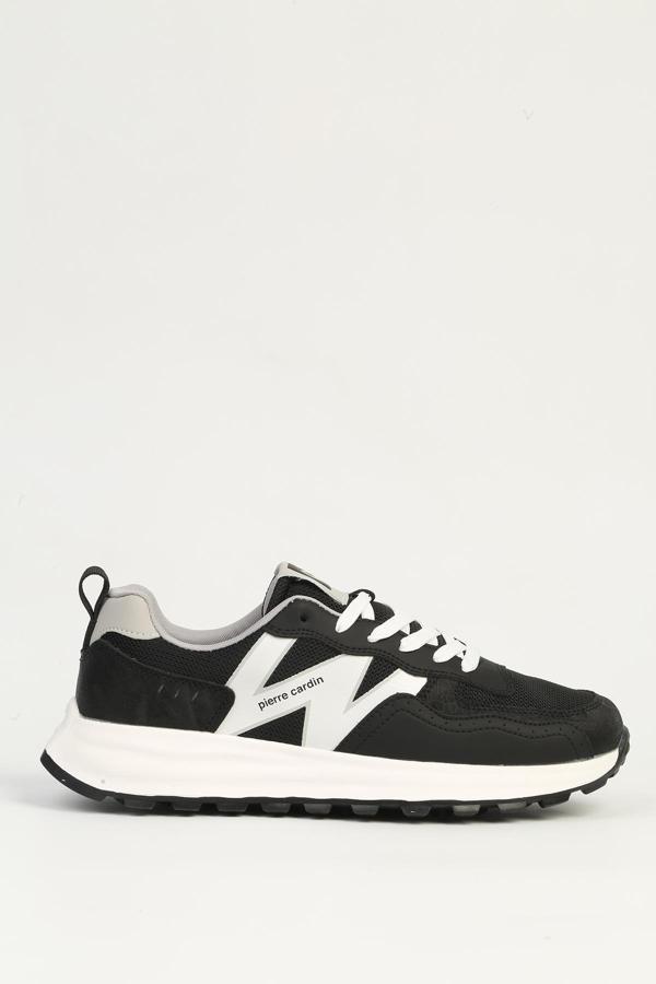 Pierre Cardin Siyah Beyaz Erkek Spor Ayakkabı İTHAL PCI-11382 - Image 1