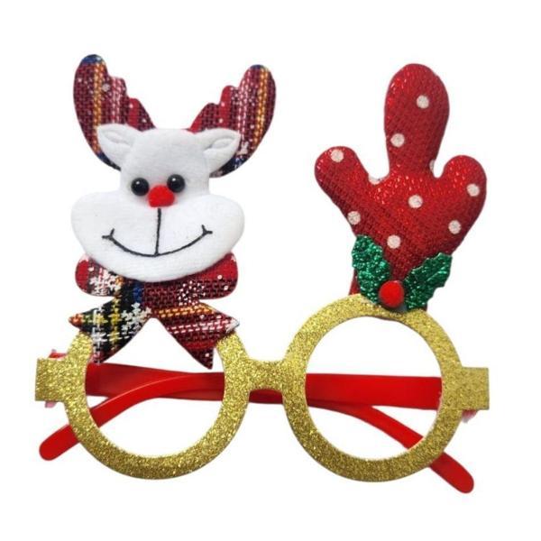 Yılbaşı Partisi Renkli Geyik Gözlük 1 Adet - Image 1