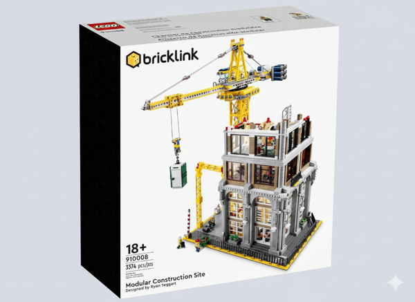 LEGO Modular Construction Site Set 910008 - Image 1