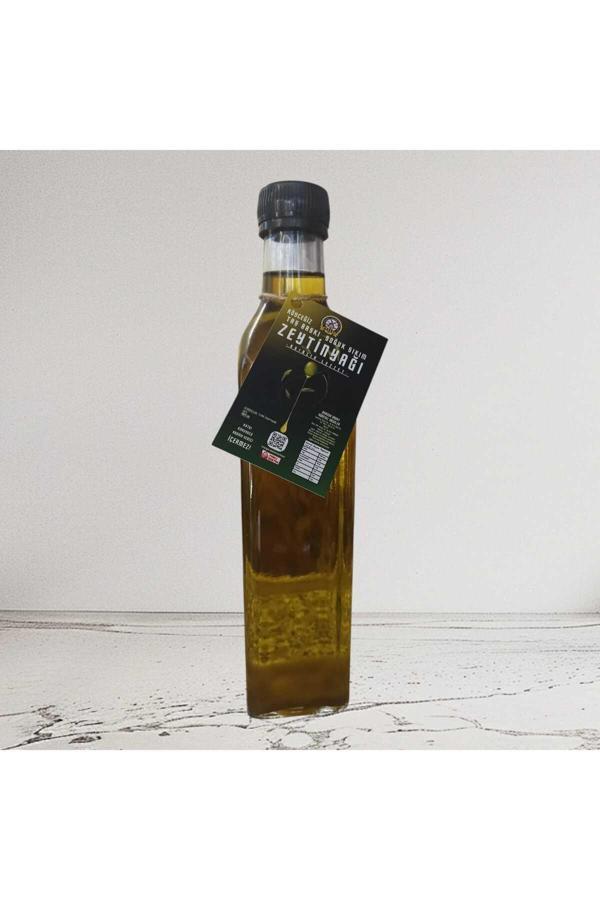 500 ml Köyceğiz Taş Baskı Soğuk Sıkım Asırlık Lezzet Zeytinyağı - YENİ SEZON (2025 EKİM MAHSULÜ) - Image 1