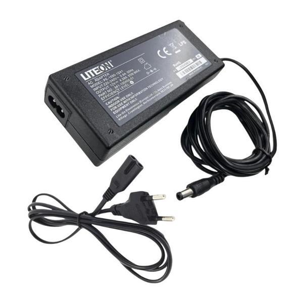Liteon 12V 5A Plastik Kasa Adaptör (5.5x2.5) PE-1550-1SA1 - Image 1
