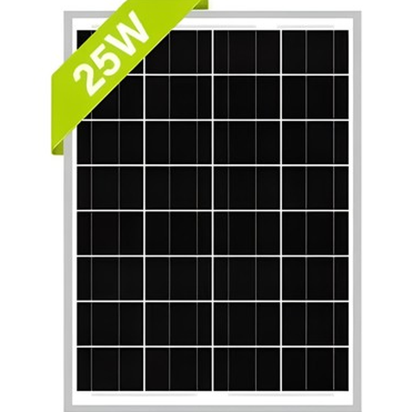 25W MONOKRİSTAL SOLAR PANEL - Image 1