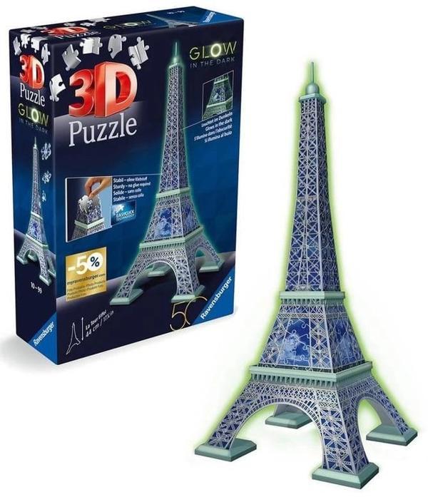 Ravensburger Karanlıkta Parlayan 3D Puzzle Eyfel - Image 1
