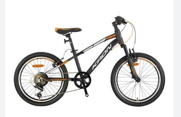 XC 75 - 20  MTB - 11' - 7 Vites - V.B - Mat Siyah-Gri/Neon Turuncu - Image 1