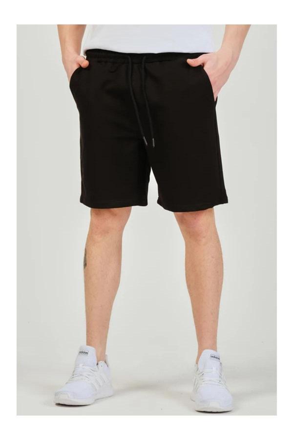 Çetinkaya Siyah Ottoman Şort - Image 1