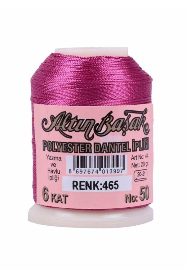 Altınbaşak Polyester Oya Ve Dantel Ipliği 20 Gr No:50 6 Kat 465 - Image 1