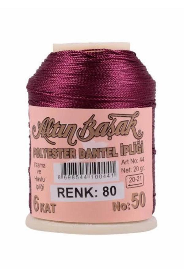 Altınbaşak Polyester Dantel Ipliği 6 Kat 20 Gr Renk 80 - Image 1