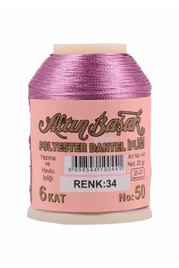 Altınbaşak Polyester Dantel Ipliği 6 Kat 20 Gr Renk 34 - Image 1