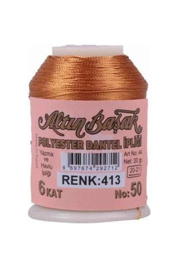 Altınbaşak Polyester Dantel Ipliği 6 Kat 20 Gr Renk 413 - Image 1