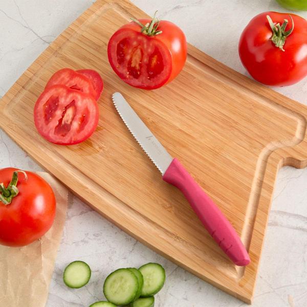 Aryıldız Primo Domates Bıçağı Bordo 10 cm - Image 1