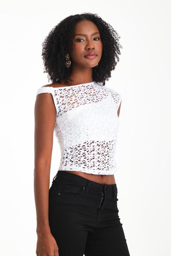 Tek Omuz Düşük Bluz - Image 1