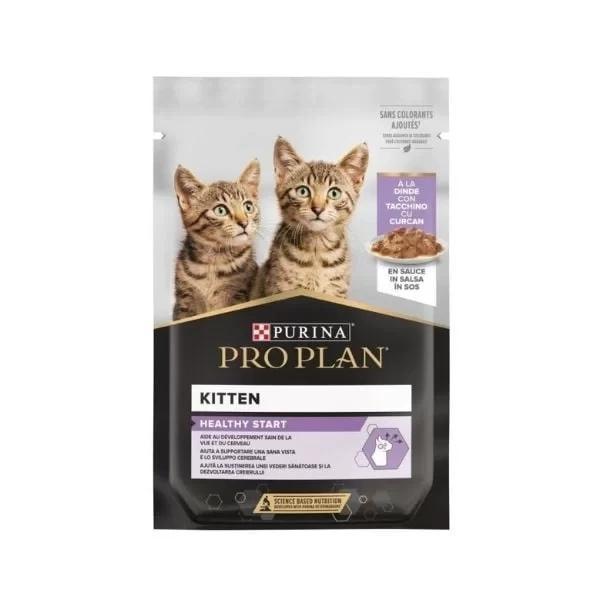 Pro Plan Kitten Hindili Pouch Yavru Konserve Kedi Maması 85 Gr 1 Adet - Image 1