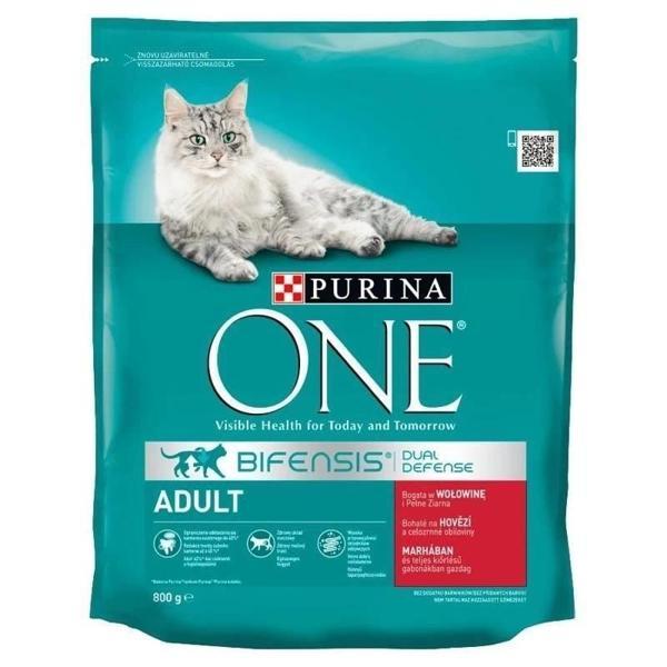 Purina One Sığır Etli Yetişkin Kedi Maması 800 Gr - Image 1