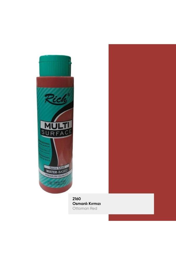 RİCH MULTİSURFACE AKRİLLİK BOYA 500 CC OSMANLI KIRMIZI   - Image 1