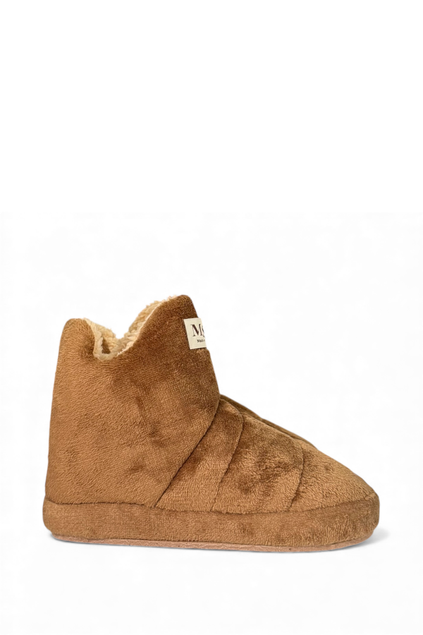 Wordex EB080 Kadın Peluş Kışlık Panduf Ev Botu Ev Ayakkabısı - Image 1