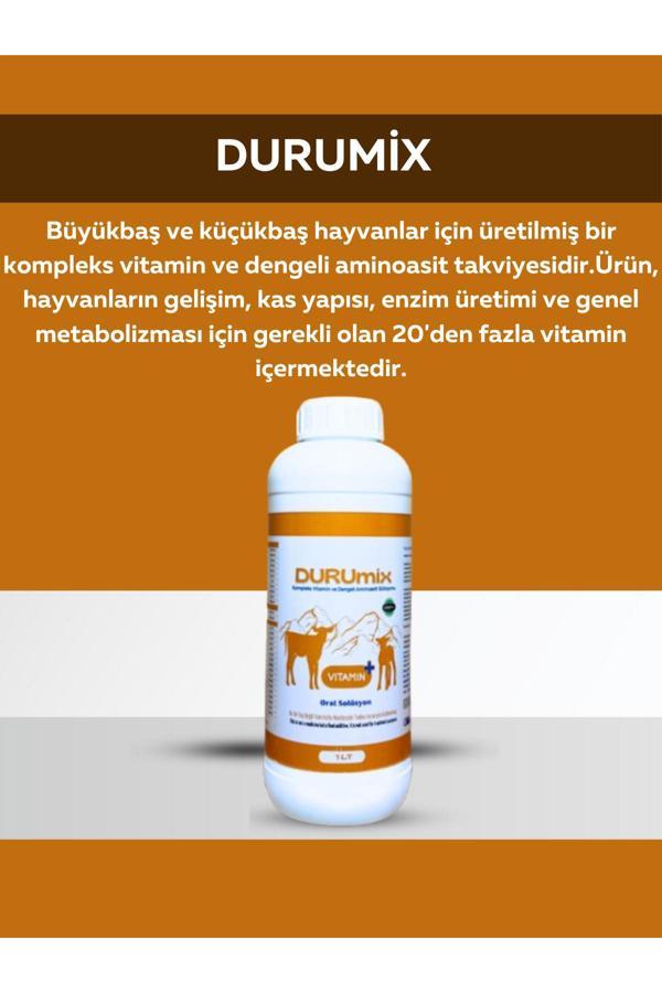 Durumix Hayvan Sağlığına B1, B2, B6, B12 Desteği - Image 1