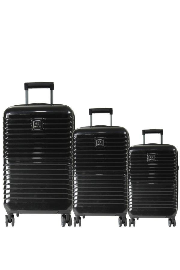 Nippon 1811 Nomad PC - Büyük + Orta + Kabin Boy Valiz / Bavul Seti - Siyah - Image 1