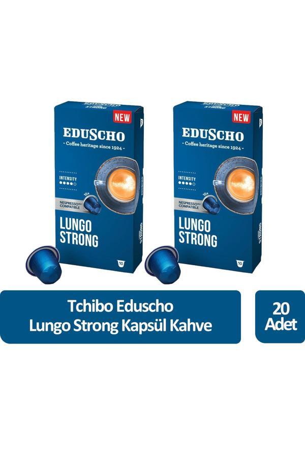 Tchibo Eduscho Lungo Strong Kapsül Kahve 20 Kapsül - Image 1