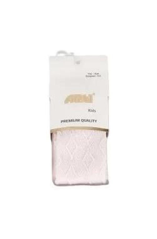 Meara Kız Kabartma Külotlu Çorap  Asorti - Image 1