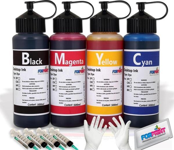 Forprint Epson 664 Uyumlu 4X500Ml Mürekkep L365 L565 L220 L386 L382 L3050 - Image 1