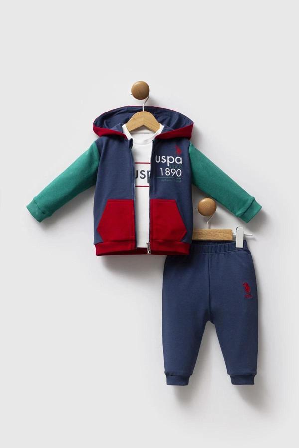 Baby Assn 3'lü Takım Usb2574 İndigo Yeşil - Image 1