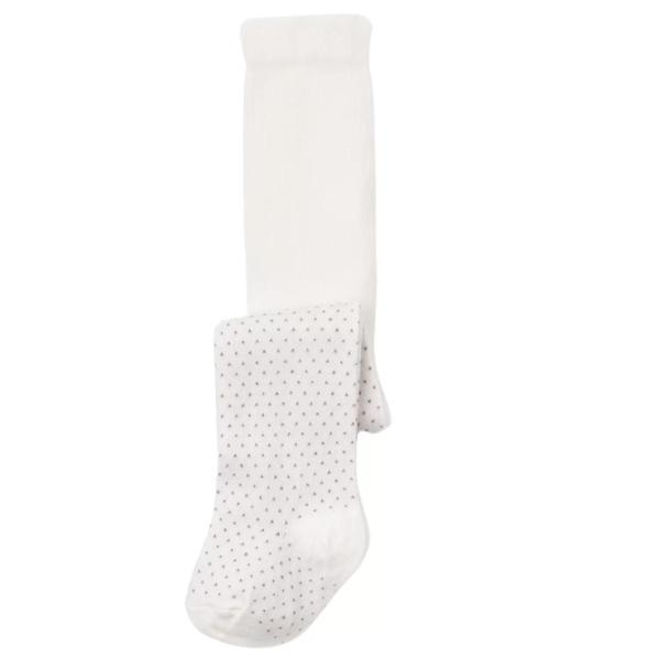 Klasik Puanlı Külotlu Çorap  Ekru - Image 1