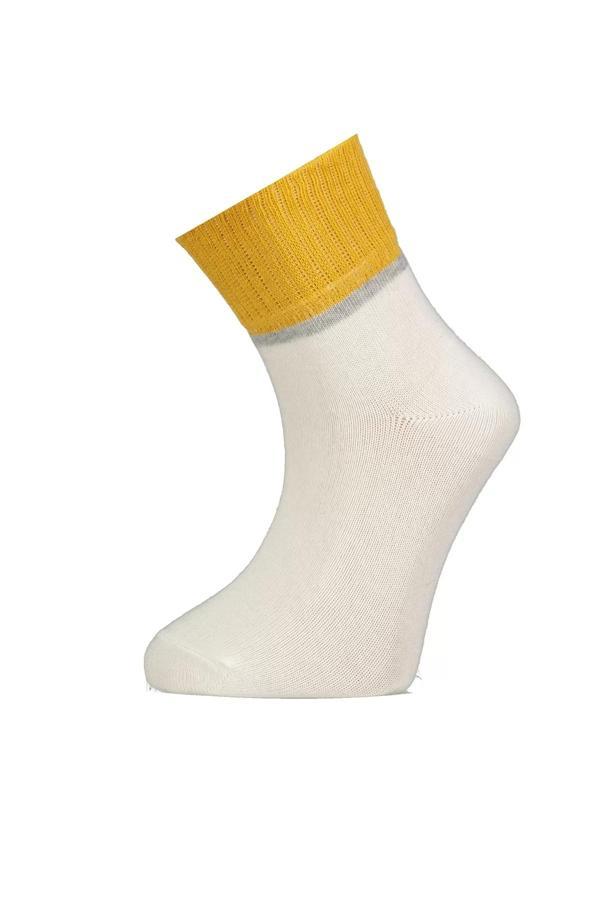 Kısa Soket Çorap  Ekru - Image 1