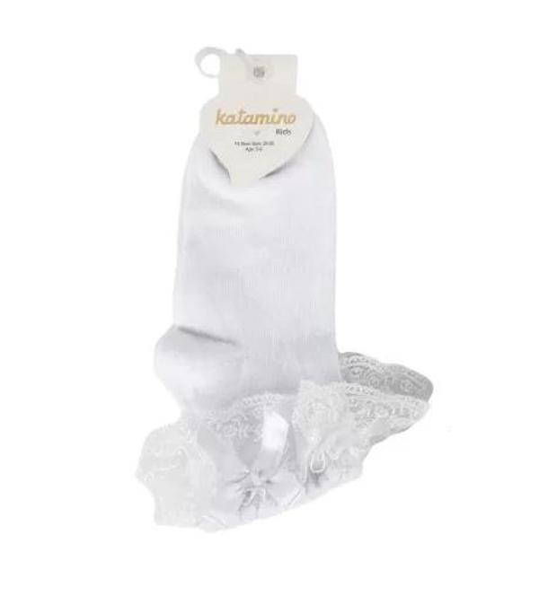 Ada Aks. Soket Çorap  Beyaz - Image 1