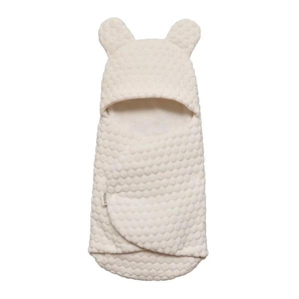 Kabartmalı Velboa Kundak  Ekru - Image 1