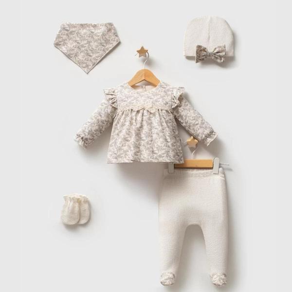 Baby Little Honey 5'li Hastane Çıkışı 5632 Ekru - Image 1