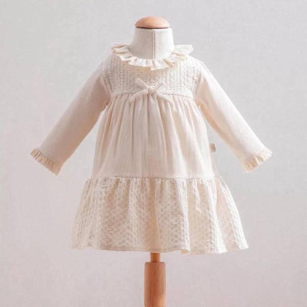 Baby Elbise 3885 Ekru - Image 1