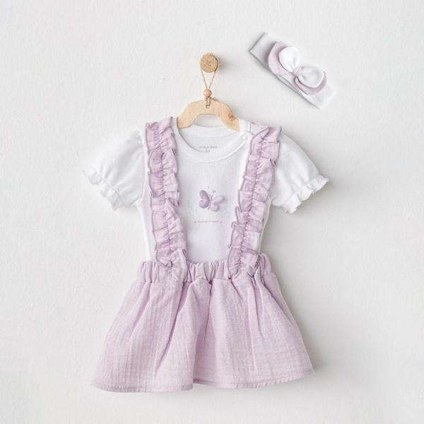 Magical Butterfly 3'lü Takım Lila - Image 1