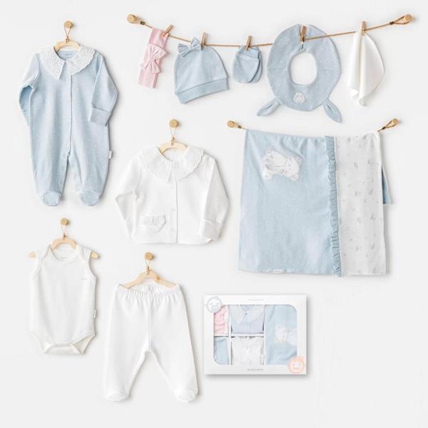 Cuddly Bunny Bear 10'lu Hastane Çıkışı Pink Blue - Image 1