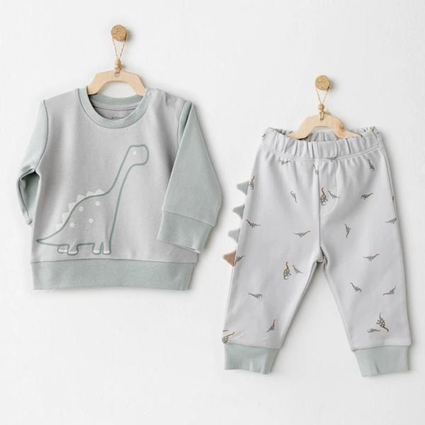 Mummy S Snuggle Saurus 2'li Bebek Takım Green - Image 1