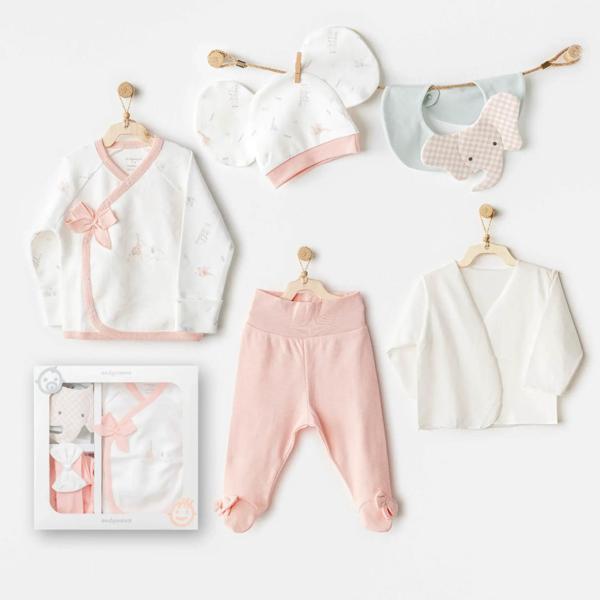 Love Family 5'li Hastane Çıkış Seti Ekru - Image 1