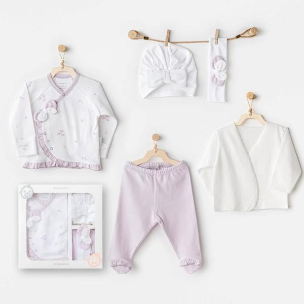 Magical Butterfly 5'li Hastane Çıkış Seti White - Image 1