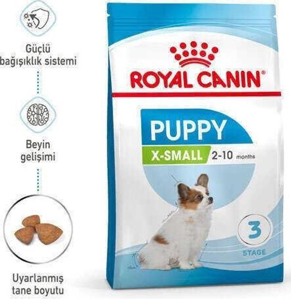 Royal Canin X-Small Junior Minik Irk Yavru Köpek Maması 3 Kg - KONG - Image 1