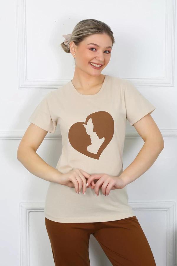 Kısa Kol Penye Pijama Takımı - Image 1