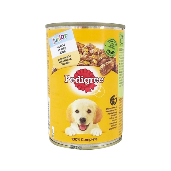 Pedigree Junior Tavuklu Yavru Konserve Köpek Mamasi 400 Gr-KONG - Image 1