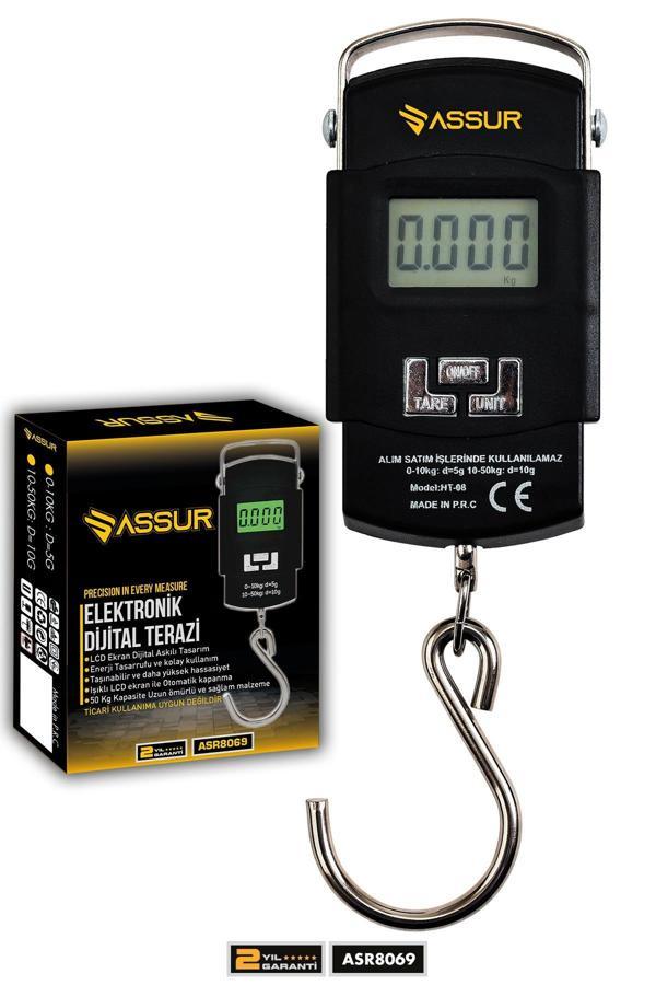 Assur Hassas 4 Ayrı Birim 50 Kg El Kantarı Dijital El Terazisi - Image 1