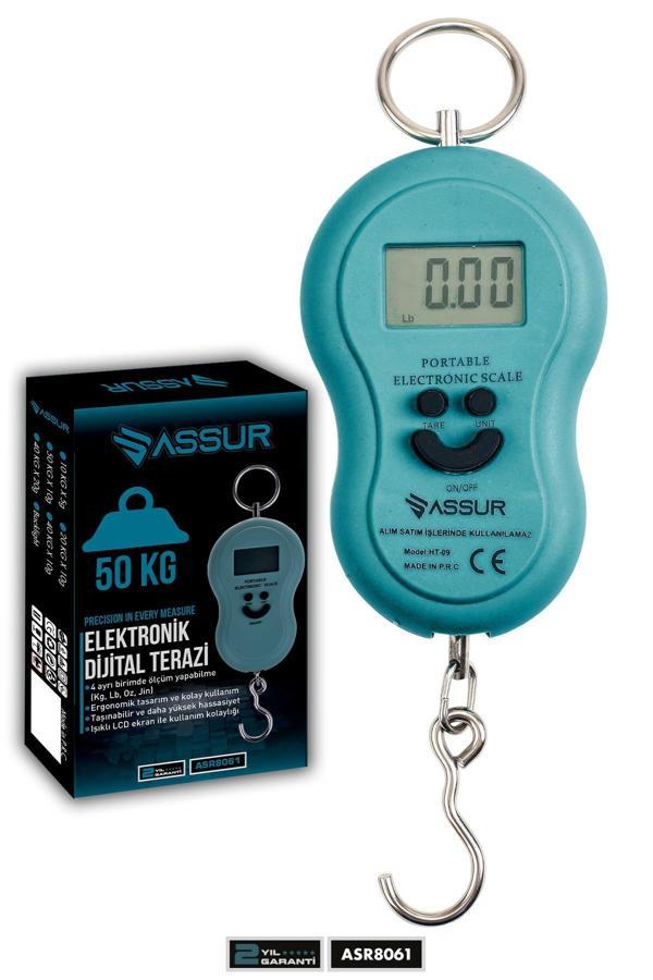 Assur Dijital El Terazisi 4 Ayrı Birim Hassas 50 Kg Kantar Terazi - Image 1