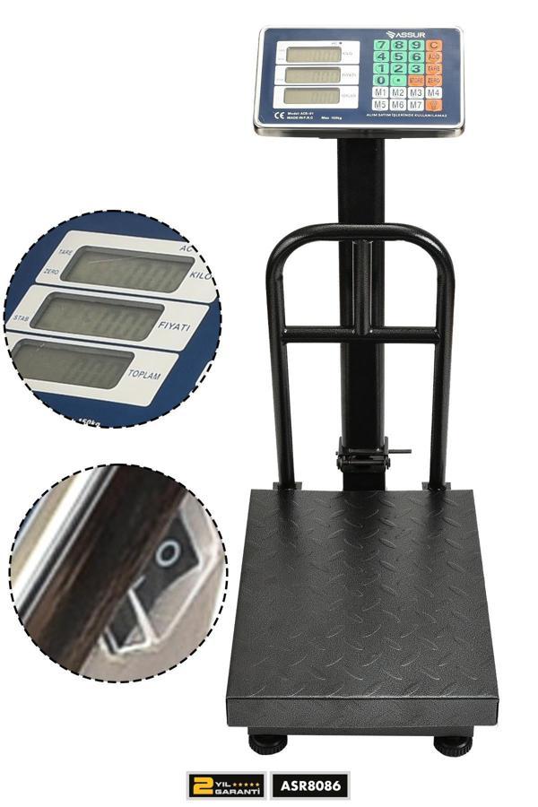Assur 150 Kg Kantar Hassasiyetli Dijital Elektronik Terazi - Image 1