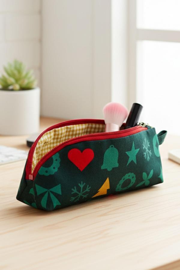 Uretti - Gamze 9546 2263 El Yapımı Makyaj ve Kalem Düzenleyici Çanta - Image 1