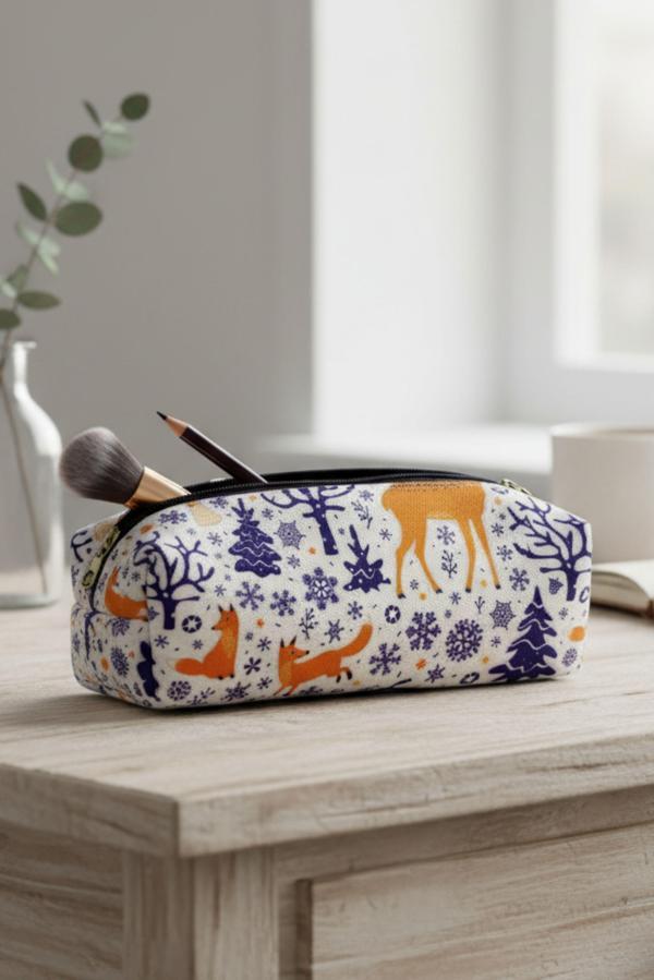 Uretti - Gamze 9546 3497 El Yapımı Makyaj ve Kalem Düzenleyici Çanta - Image 1