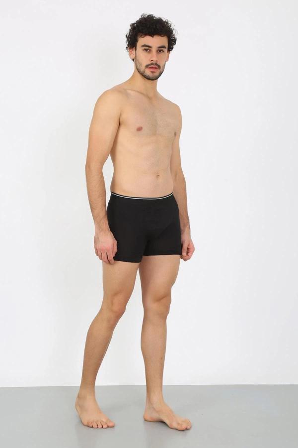 Erkek Pamuk Likralı Boxer Siyah - Image 1