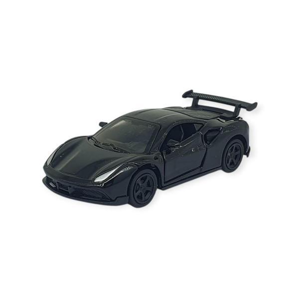 Çek Bırak Metal Küçük Arabalar 8 cm - 6411A-9 - Siyah - Image 1