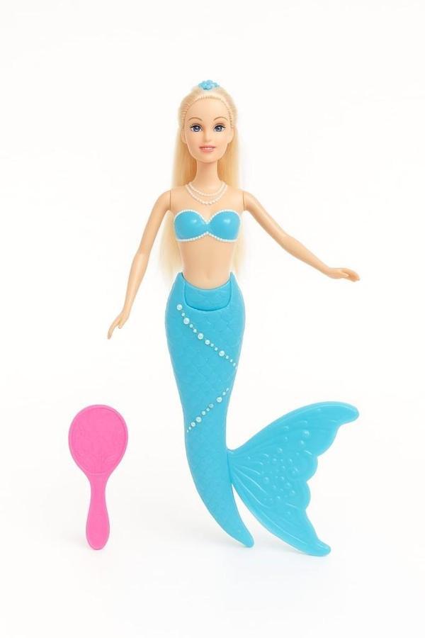 Deniz Kızı Işıklı Bebek - 2348/1-3 - Mavi - Image 1