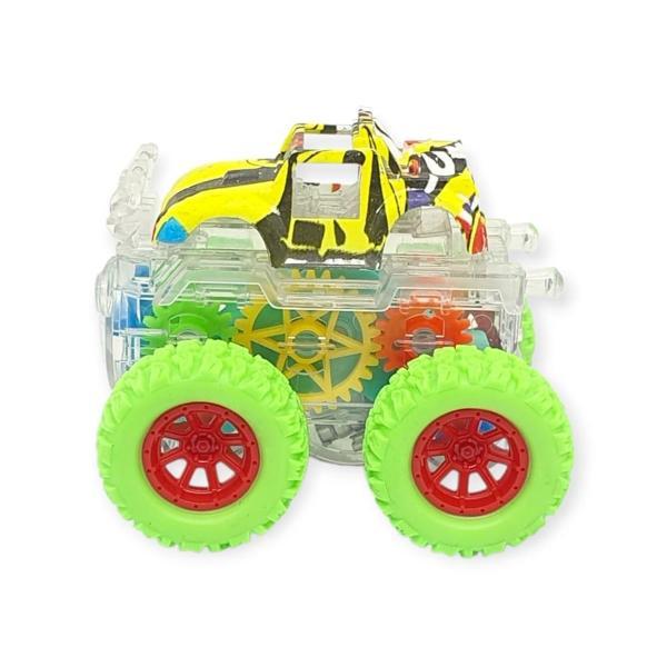 Sürtmeli Işıklı Off-Road Aracı  - 7310 - Yeşil - Image 1