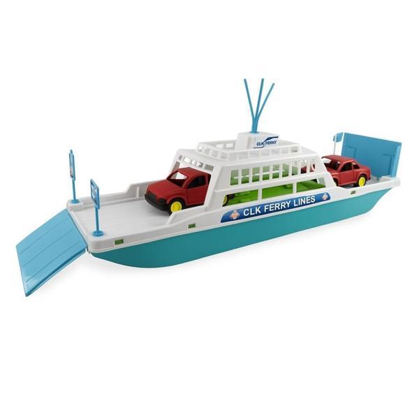 Feribot Araç Taşııyan Gemi 45 cm - Turkuaz - Image 1